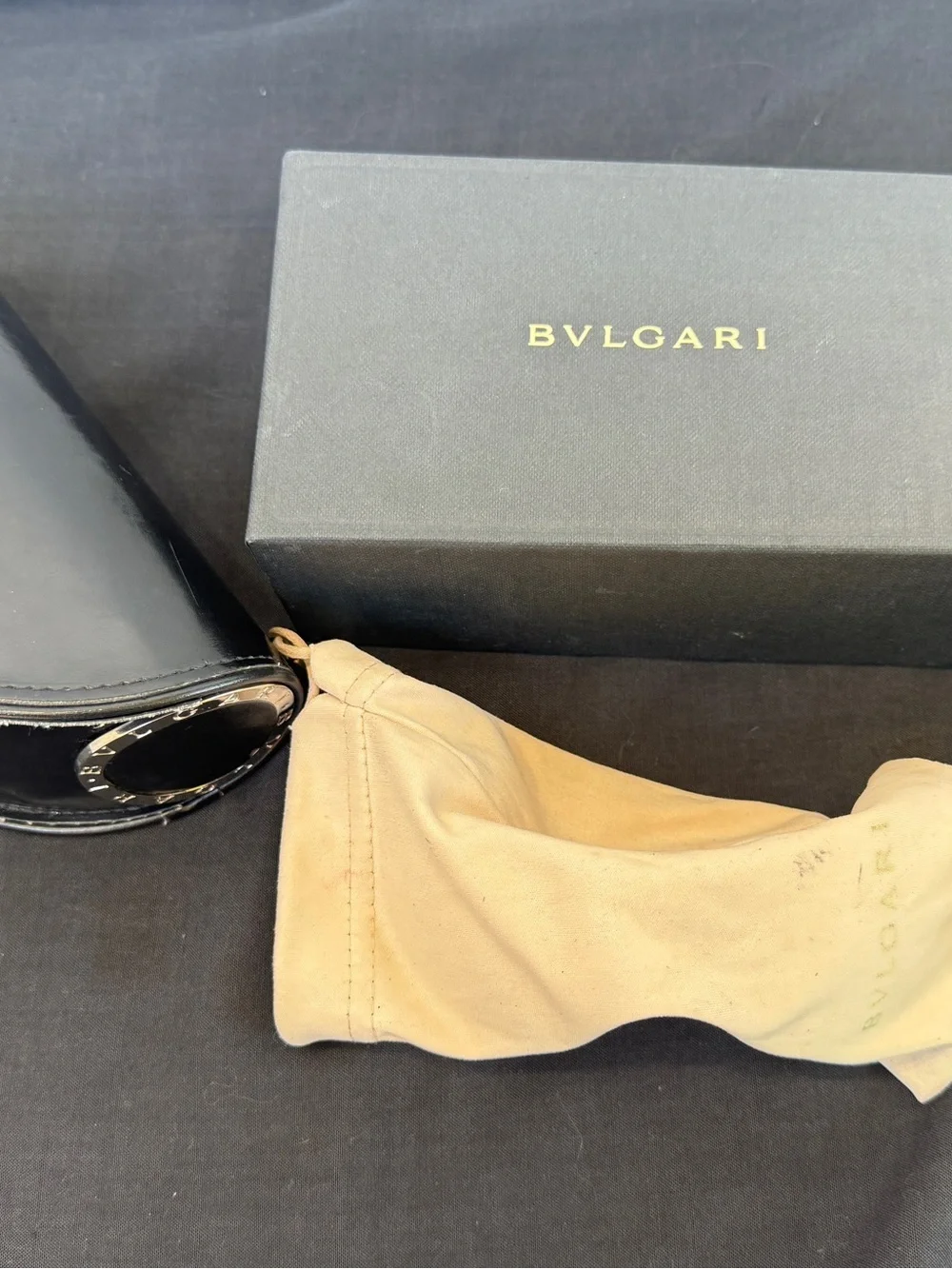 Bvlgari VINTAGE Sunglasses BV6038B Full Pkg 103/8G Lens Grey Gradient, Graduated